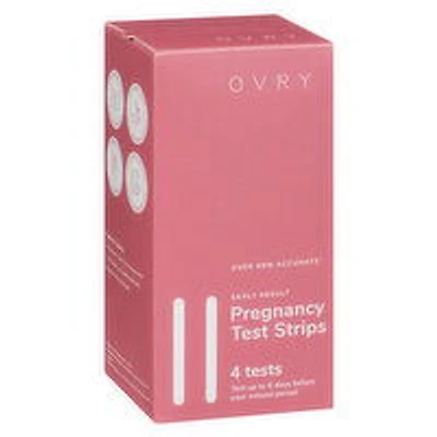 Ovry - Ovry Early Result PregnanTest Strips, 4 Each