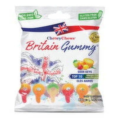 Britain Gummy - Sour Keys, 80 Gram
