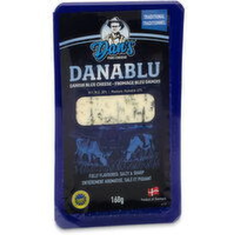 Dan's - Danablu Blue Cheese, Traditional M.F. 30%, 160 Gram
