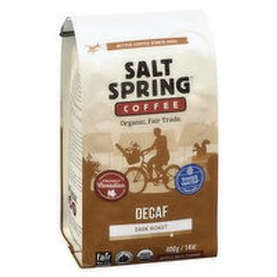 Salt Spring Coffee - Swiss Water Decaf Coffee Dark Roast, 400 Gram
