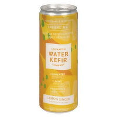 Squamish Water Kefir - Water Kefir Beverage - Lemon Ginger, 355 Millilitre