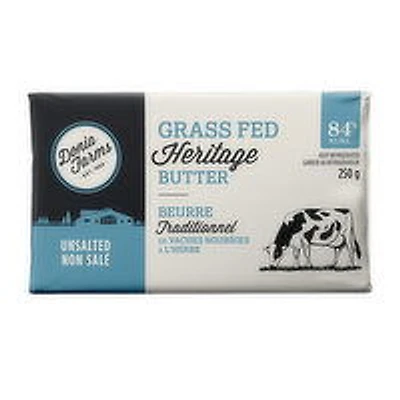 Donia Farms - Grass Fed Butter Unsalted, 250 Gram