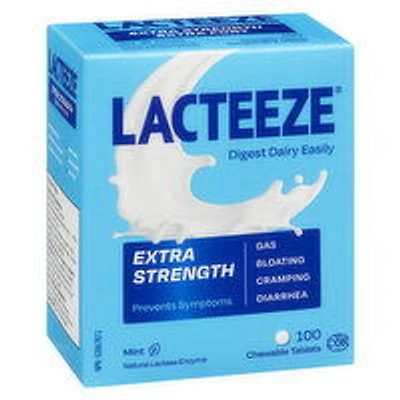 Lacteeze - Ex-Strength, 100 Each