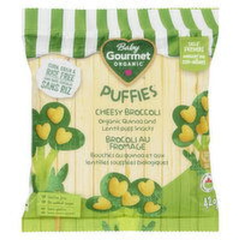 Baby Grourmet - Organic Puffies Cheesy Broccoli, 42 Gram