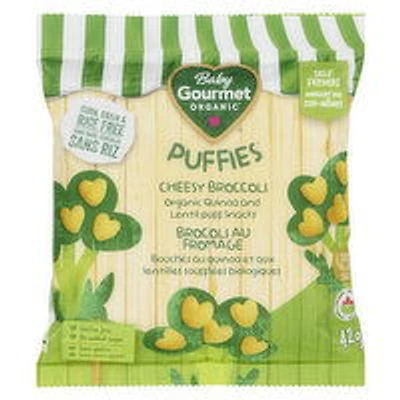 Baby Grourmet - Organic Puffies Cheesy Broccoli, 42 Gram