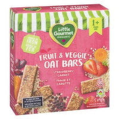Baby Gourmet - Bars Strawberry Carrot, 90 Gram