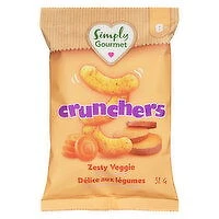 Simply Gourmet - Cruchers Zesty Veggie snack, 32 Gram
