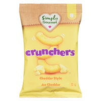 Simply Gourmet - Crunchers Cheddar Style, 32 Gram