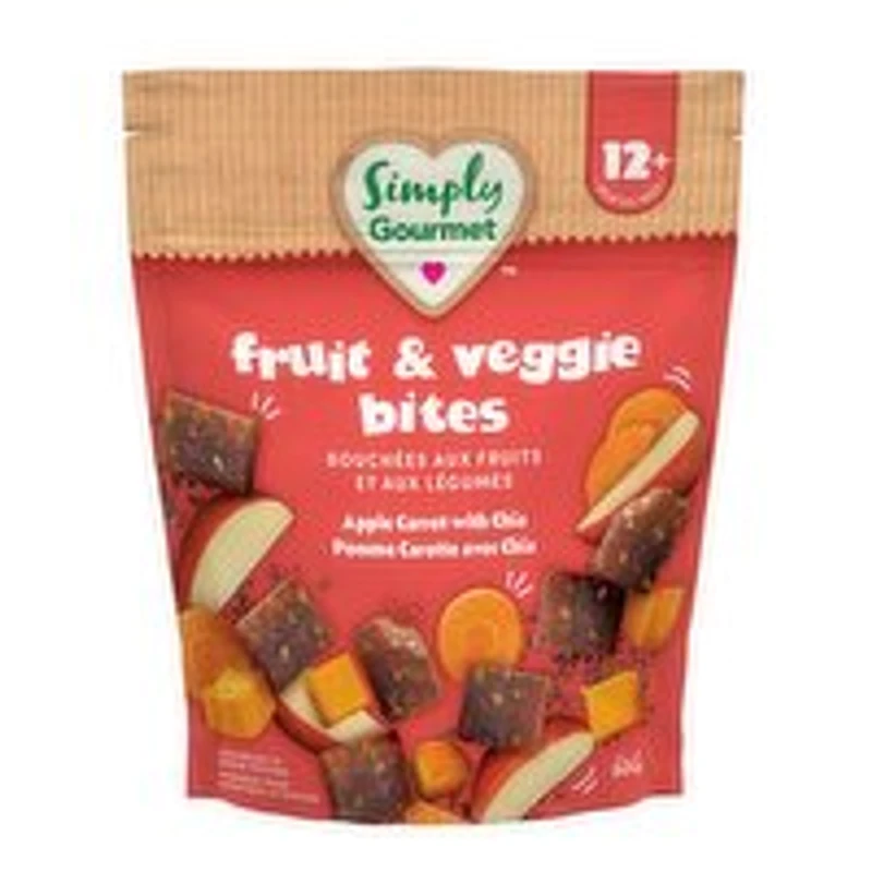 Simply Gourmet - Apple Carrot Chia Bites, 60 Gram