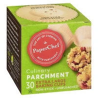 PaperChef - Culinary Parchment Baking Cups, Extra Large, 30 Each