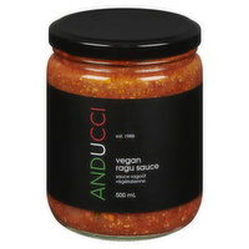 Anducci - Vegan Ragu Sauce, 500 Millilitre