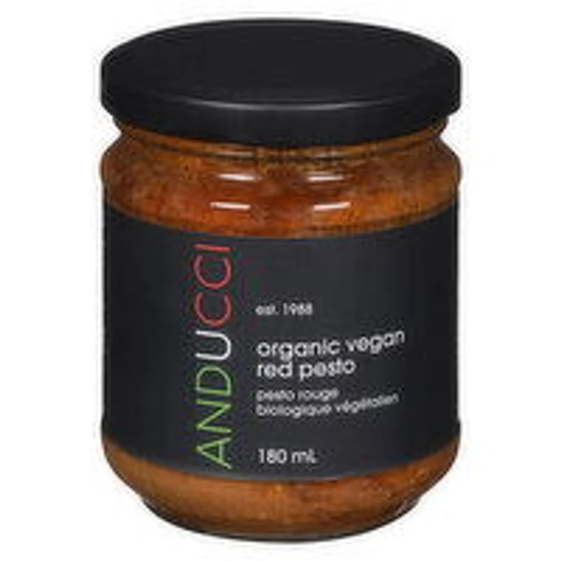 Anducci - Organic Vegan Red Pesto, 180 Millilitre