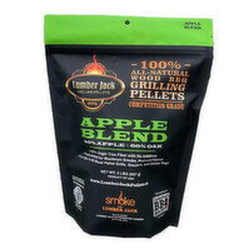 Lumber Jack - Apple Blend Wood BBQ Grilling Pellets, 1 Each