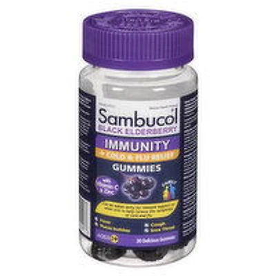Sambucol - Black Elderberry Gummies, 30 Each
