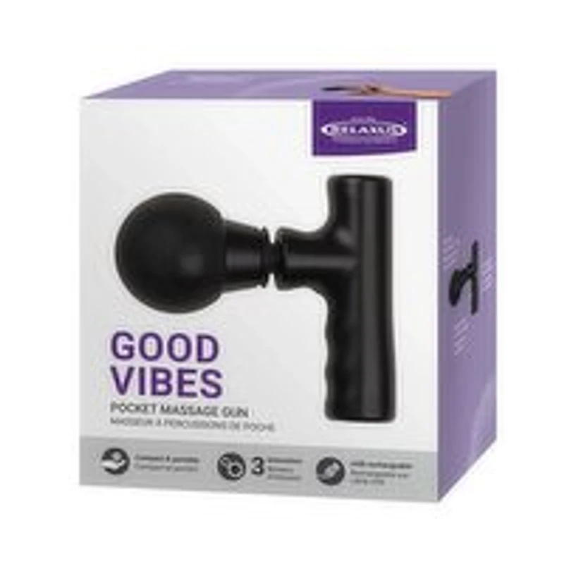 Relaxus - Good Vibes Pocket Massage Gun, 1 Each
