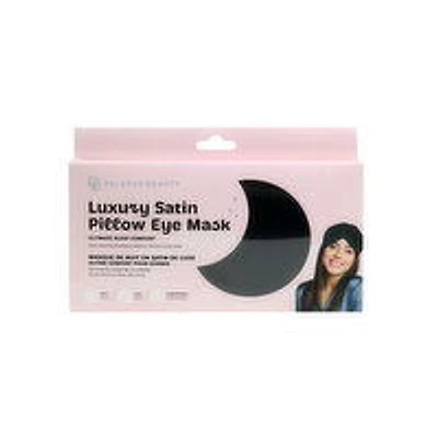 Relaxus - Luxury Satin Pillow Eye Mask - Black, 1 Each