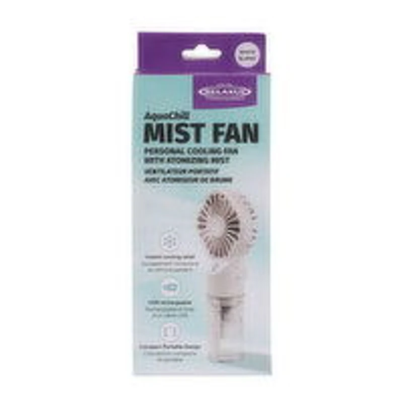 Relaxus - Aquachill Mist Fan - White, 1 Each