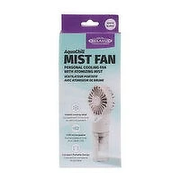 Relaxus - Aquachill Mist Fan - White, 1 Each