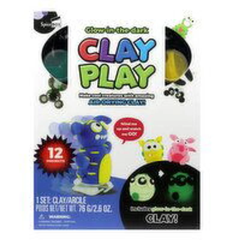 Spicebox - Clay Play Glow-In-The-Dark, 1 Each