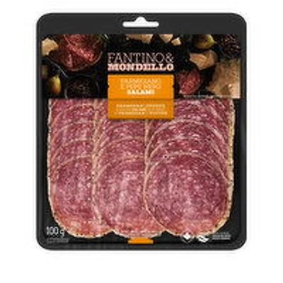 Fantino & Mondello - Parmesan and Pepper Glazed Dry Salami, 100 Gram
