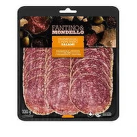 Fantino & Mondello - Parmesan and Pepper Glazed Dry Salami, 100 Gram