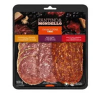 Fantino & Mondello - Sliced Salami Charcuterie Meat Trio, 100 Gram