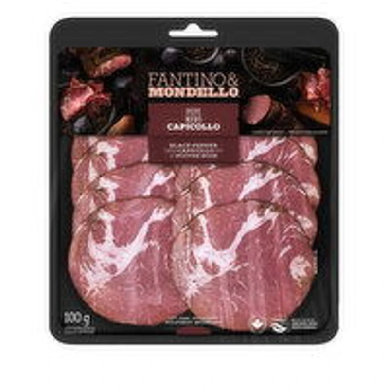 Fantino & Mondello - Capicollo Cooked with Black Pepper, 100 Gram
