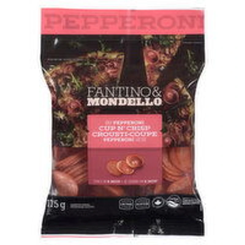 Fantino & Mondello - Sliced Cup N Crisp Pepperoni, 175 Gram