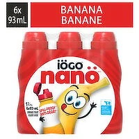 IOGO - Drinkable Banana Yogurt 1%, 6 Each