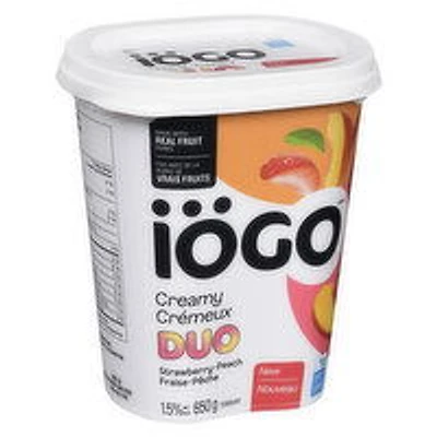 IOGO - Creamy Duo Strawberry - Peach, 650 Gram