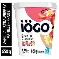 IOGO - Creamy Duo - Vanilla Strawberry, 650 Gram