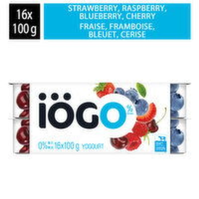 IOGO - IOGO0% STRBRY/RSPBRY /CHRY/BLBRY Less, 16 Each