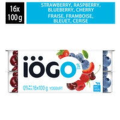 IOGO - IOGO0% STRBRY/RSPBRY /CHRY/BLBRY  Less, 16 Each