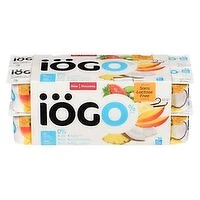 IOGO - Strawberry-Kiwi, Mango, Coconut-Pineapple-Banana, Vanilla Lactose-Free Yogurt Cups 0%, 16 Each