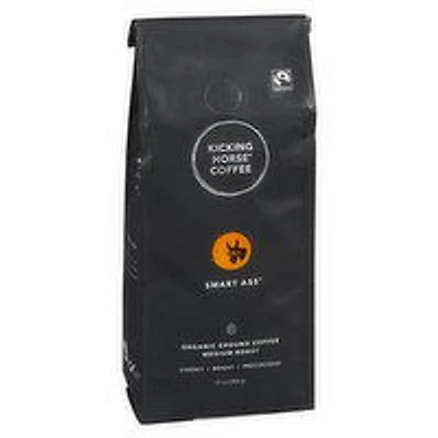 Kicking Horse - Smart Ass Organic Ground Coffee, Medium Roast, 284 Gram