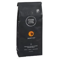Kicking Horse - Smart Ass Organic Ground Coffee, Medium Roast, 284 Gram