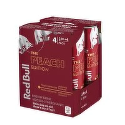 Red Bull - Energy Drink Peach Nectarine, 250 Millilitre