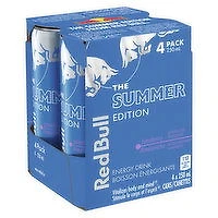 Red Bull - Red Bull Energy Sea Blue Edition, 4 Each