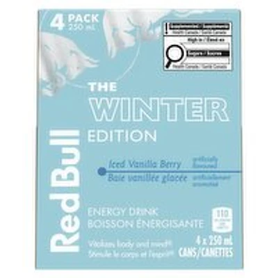 Red Bull - Winter Edition Iced Berry, 4 Each