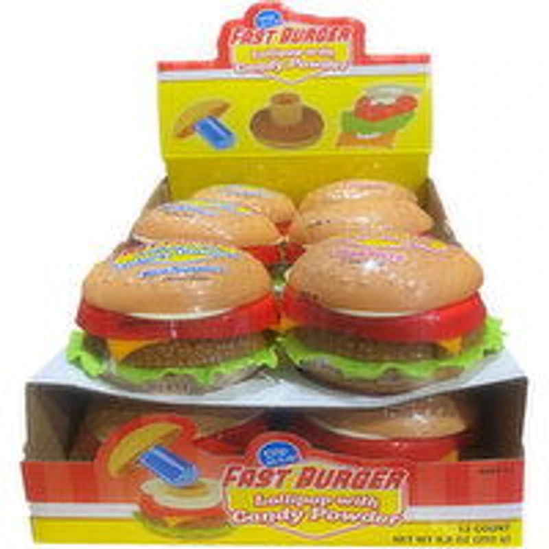 KoKo - Fast Burger Lollipop Dip N Lik, 21 Gram