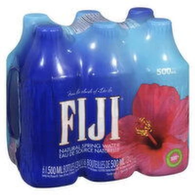 Fiji - Natural Spring Water, 6 Each