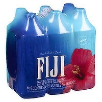 Fiji - Bottled Water - Natural Spring Water, 6 Each