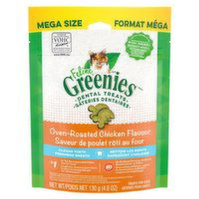 Greenies - Dental Treats Mega Size, Oven-Roasted Chicken, 4.6 Ounce