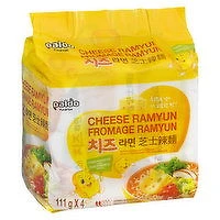 paldo - Cheese Ramyun Noodles, 4 Each