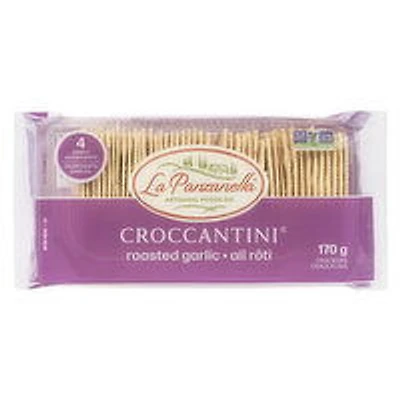 La Panzanella - Mini Croccantini Crackers Garlic, 170 Gram