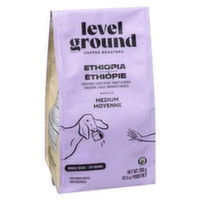 Level Ground - Ethiopia Medium Whole Bean Organic, 300 Gram