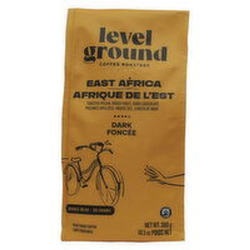 Level Ground - East Africa Dark Whole Bean Organic, 300 Gram