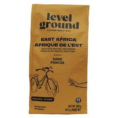 Level Ground - East Africa Dark Whole Bean Organic, 300 Gram