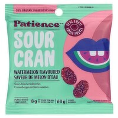 Patience Fruit - Sourcran Candy Watermelon, 60 Gram