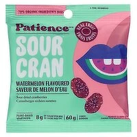 Patience Fruit - Sourcran Candy Watermelon, 60 Gram